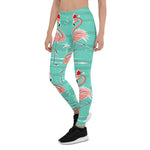 Scotstee Shop - Christmas Flamingo Stripe Gift Christmas Women's Leggings