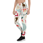 Scotstee Shop - Holiday Christmas Reindeer Snowflake Halloween Women's Leggings