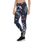 Scotstee Shop - Holiday Seamless Pattern with Christmas Candies Halloween Women's Leggings