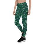 Scotstee Shop - Christmas Holly Green Pattern 1 Gift Xmas Women's Leggings