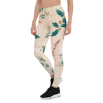 Scotstee Shop - Christmas Leaves Boho Pattern Holly Xmas Women's Leggings