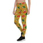 Scotstee Shop - Christmas Multicolor Santa Shoes Pattern Xmas Women's Leggings