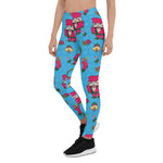 Scotstee Shop - Christmas Nutcracker Toy, Blue Snowflake Gift Xmas Women's Leggings