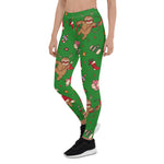 Scotstee Shop - Lovely Christmas Sloth pattern Green Halloween Women's Leggings