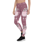 Scotstee Shop - Christmas Scandinavian Purple Pattern Women Christmas Leggings