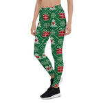 Scotstee Shop - Christmas Sweater Knit Pattern Women Christmas Leggings
