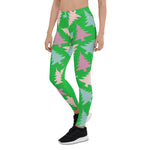 Scotstee Shop - Christmas Tree Pattern Pastel Pink Purple Green Christmas Gift Women Christmas Leggings