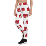 Scotstee Shop - Christmas Ugly Sweater Red White Fun Pattern Women Christmas Leggings