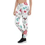 Scotstee Shop - Christmas Unisex Santa Claus Snowflake Moose Christmas Trees Women Christmas Leggings