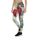 Mother's Day Gift, Mother's Day Leggings Anemone Carnation Roses Women's Leggings