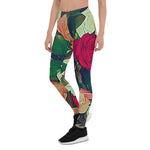 Mother's Day Gift, Mother's Day Leggings Beautiful Floral pretty Roses Gadern Women's Leggings