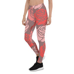 Mother's Day Gift, Mother's Day Leggings Bed of Roses Flower Women's Leggings