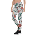 Mother's Day Gift, Mother's Day Leggings Christmas Roses Berries Floral Women's Leggings