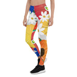 Mother's Day Gift, Mother's Day Leggings Colorful Spring Floral Women's Leggings