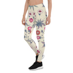 Mother's Day Gift, Mother's Day Leggings Floral Pattern Red Women's Leggings