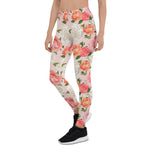 Mother's Day Gift, Mother's Day Leggings Floral Rose Flower Watercolor Women's Leggings