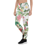 Mother's Day Gift, Mother's Day Leggings Floral Roses Vintage Spring Women's Leggings
