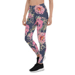 Mother's Day Gift, Mother's Day Leggings Floral Watercolor Botanicals Flower Women's Leggings