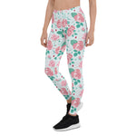 Mother's Day Gift, Mother's Day Leggings Green Rose Flower Women's Leggings