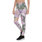 Mother's Day Gift, Mother's Day Leggings Pink Peony Blooming Flower Women's Leggings