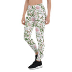 Mother's Day Gift, Mother's Day Leggings Pink Roses - Vintage Watercolor Floral Women's Leggings
