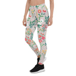 Mother's Day Gift, Mother's Day Leggings Pretty Flower Watercolor Floral Botanical Women's Leggings