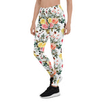Mother's Day Gift, Mother's Day Leggings Red Pink and Yellow Watercolor Rose Women's Leggings