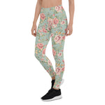 Mother's Day Gift, Mother's Day Leggings Romantic classic wallpaper seamless Vintage Rose flower Women's Leggings