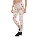 Mother's Day Gift, Mother's Day Leggings Romantic Pink Rose Women's Leggings