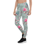 Mother's Day Gift, Mother's Day Leggings Soft Rose Flower Pink Women's Leggings