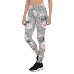 Mother's Day Gift, Mother's Day Leggings Spring Flowers and Leaves Watercolor Women's Leggings