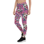 Mother's Day Gift, Mother's Day Leggings Summer bouquets Rose and Wild Rose Women's Leggings