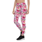Mother's Day Gift, Mother's Day Leggings Summer Watercolor Floral Pattern Women's Leggings
