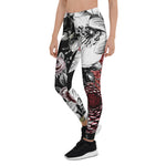 Mother's Day Gift, Mother's Day Leggings Victorian Rose Floral Women's Leggings
