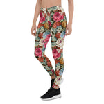 Mother's Day Gift, Mother's Day Leggings Vintage flowers Floral victorian Rose Bouquet Leaf Women's Leggings