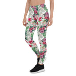 Mother's Day Gift, Mother's Day Leggings Vintage Pretty Country Garden Rose Pattern Women's Leggings