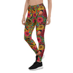 Mother's Day Gift, Mother's Day Leggings Vintage Tropical Autumn Garden Flower Women's Leggings