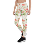 Mother's Day Gift, Mother's Day Leggings Vintage Victorian Pink Floral Women's Leggings