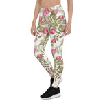 Mother's Day Gift, Mother's Day Leggings Watercolor Flowers Pink Roses Floral Women's Leggings