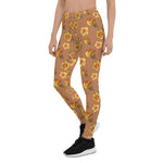 Mother's Day Gift, Mother's Day Leggings Yellow Roses Women's Leggings