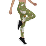 Scotstee Shop - Animal Vintage Christmas Sheep Gift Women's Christmas Leggings