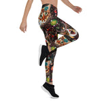 Scotstee Shop - Christmas Cats in Space Galaxy Stars Funny Holiday Christmas Women's Leggings