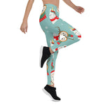 Scotstee Shop - Christmas Cute Sloth Unicorn Llama Xmas Holidays Women's Leggings