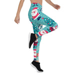 Scotstee Shop - Christmas Design With Santa Claus, Beer, Deer, Box Gift Christmas Tree Women's Leggings