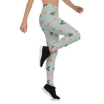 Scotstee Shop - Christmas Holly and Berries Candy Xmas Gift Women's Leggings