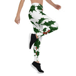 Scotstee Shop - Christmas Holly and Berries Pattern Xmas Gift Women's Leggings
