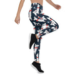 Scotstee Shop - Christmas Llamas Seamless Pattern Gift Xmas Women's Leggings