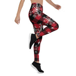 Scotstee Shop - Christmas Plaid and Snowflakes Gift Xmas Women's Leggings
