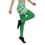 Scotstee Shop - Mariusgenser Sweater Pattern Green Halloween Women's Leggings