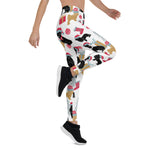 Scotstee Shop - Merry Christmas Dog Lover Socks Box Gift Pattern Halloween Women's Leggings